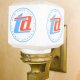 "Police" Brass Wall Sconce #0