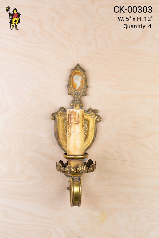 Medieval Single Candle Wall Sconce Wall Lights Collection City