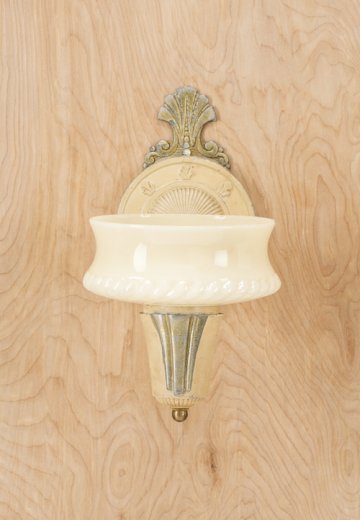 One Light Porcelain Wall Sconce
