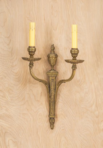 Traditional Two Candle Wall Sconce
