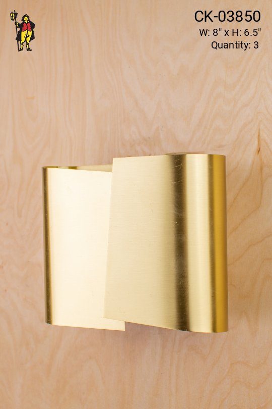 Polished Brass Modern Wall Sconce