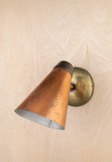 Distressed Copper Wall Sconce