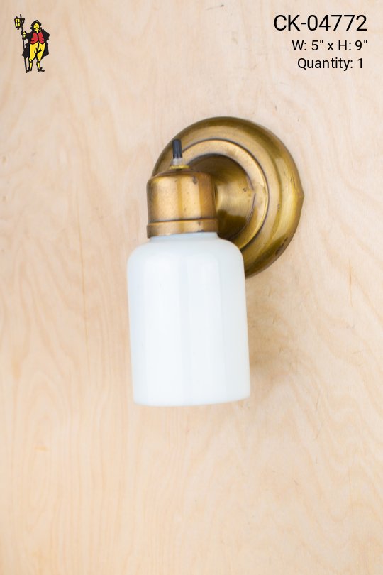 Brass Single One Light Wall Sconce