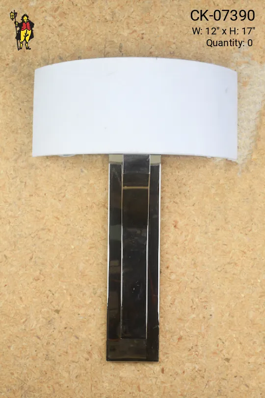 Polished Chrome Modern Wall Sconce