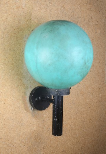 Green Globe Wall Sconce