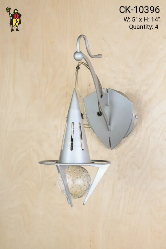 Hanging Claw Wall Sconce w/Clear Ball