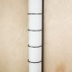 Old Bronze & Glass 30" Wall Sconce #0