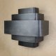 Black Five Ring Oversize Wall Sconce #0
