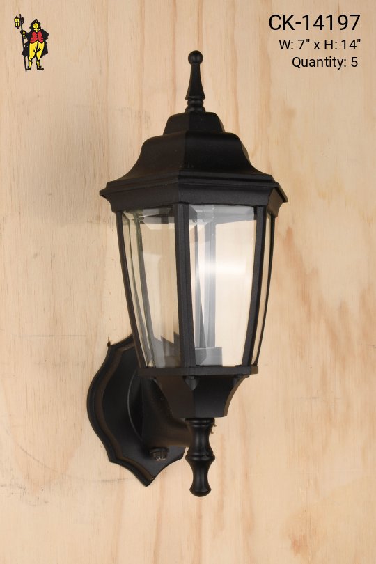Black Outdoor Wall Lantern