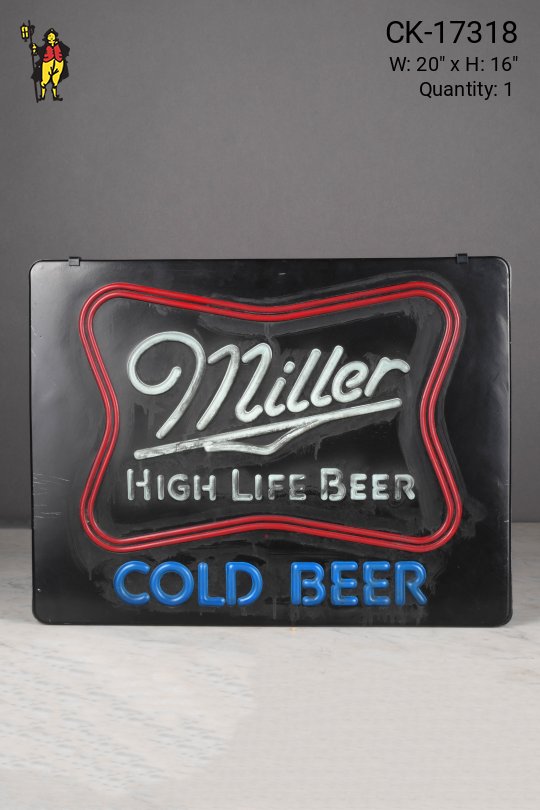 "Miller High Life Beer" Sign