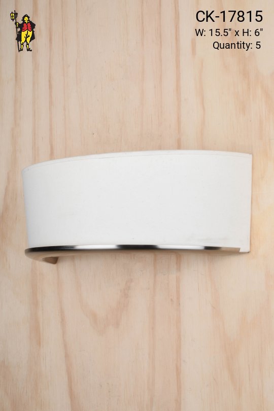 Fabric Rounded Modern Pocket Sconce