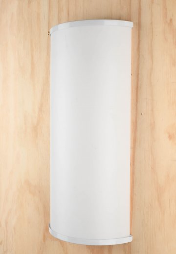 White 2' Linear Wall Mounted Fluorescent Fixture (Also Available As Flush Mount Hanging)