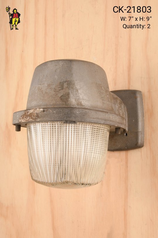 Metal Industrial Exterior Downlight Wall Sconce