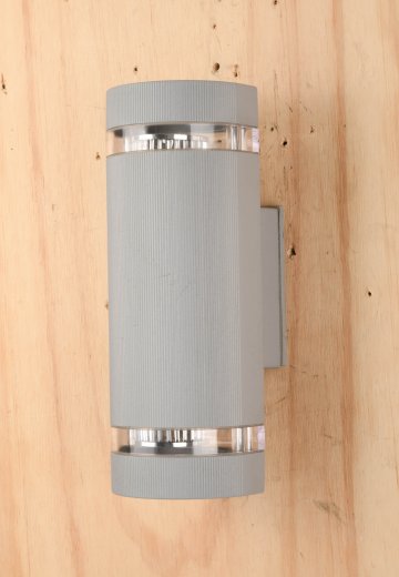 Gray Post Modern Up-Down Wall Sconce