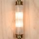Art Deco Glass Rod Wall Sconce #0