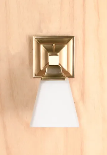 Simple Brass Downlight Wall Sconce