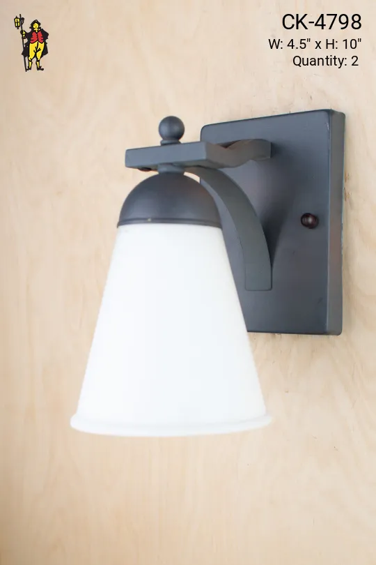Contemporary Single Down Light Wall Sconce