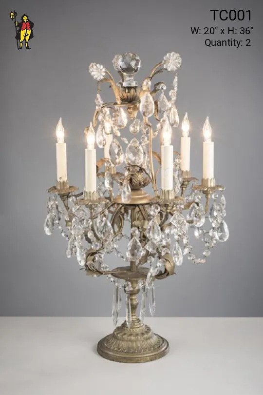 Antique Six Light Candelabra