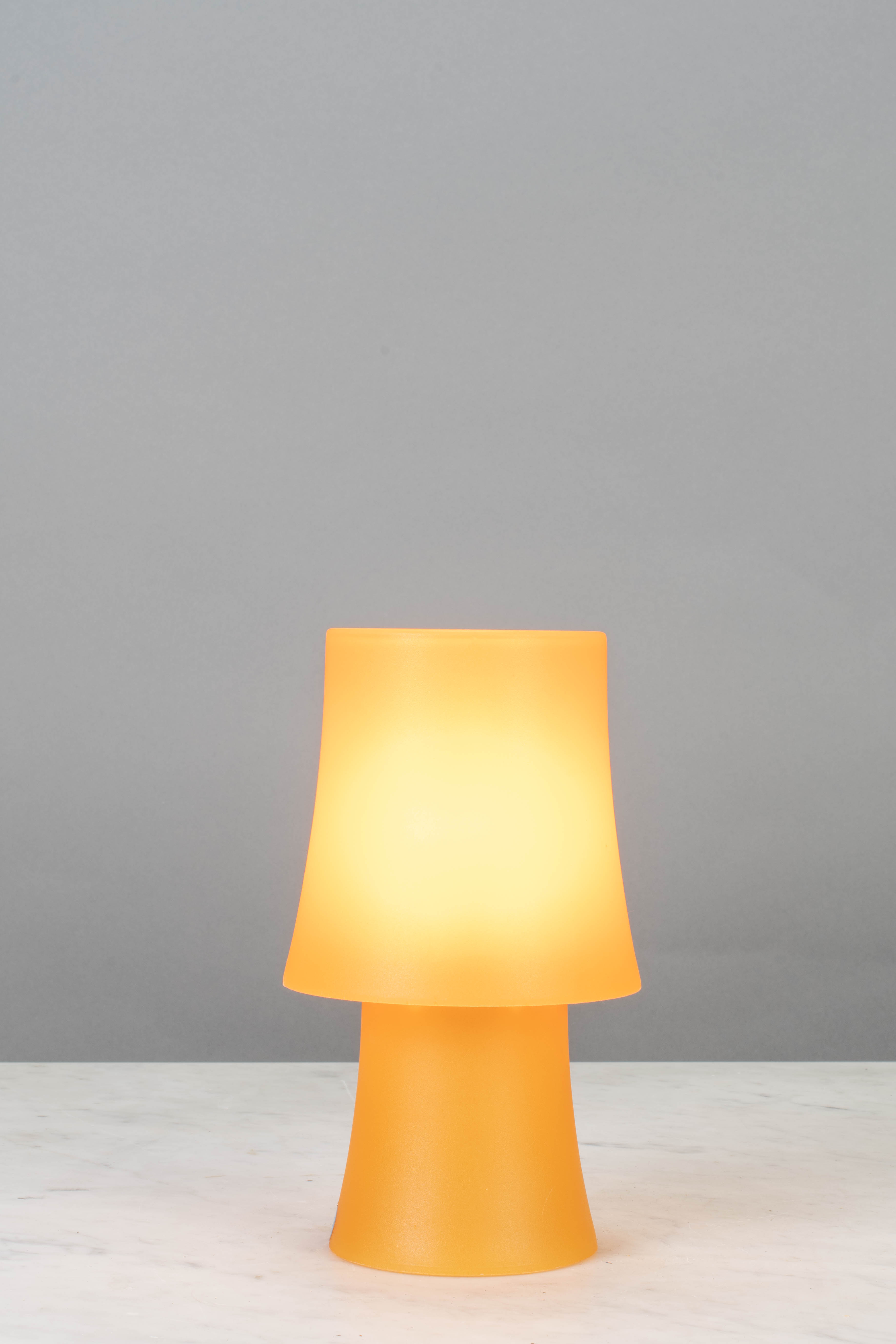 Orange Plastic Plug In Cafe Table Lamp Cafe Table Lamps Collection