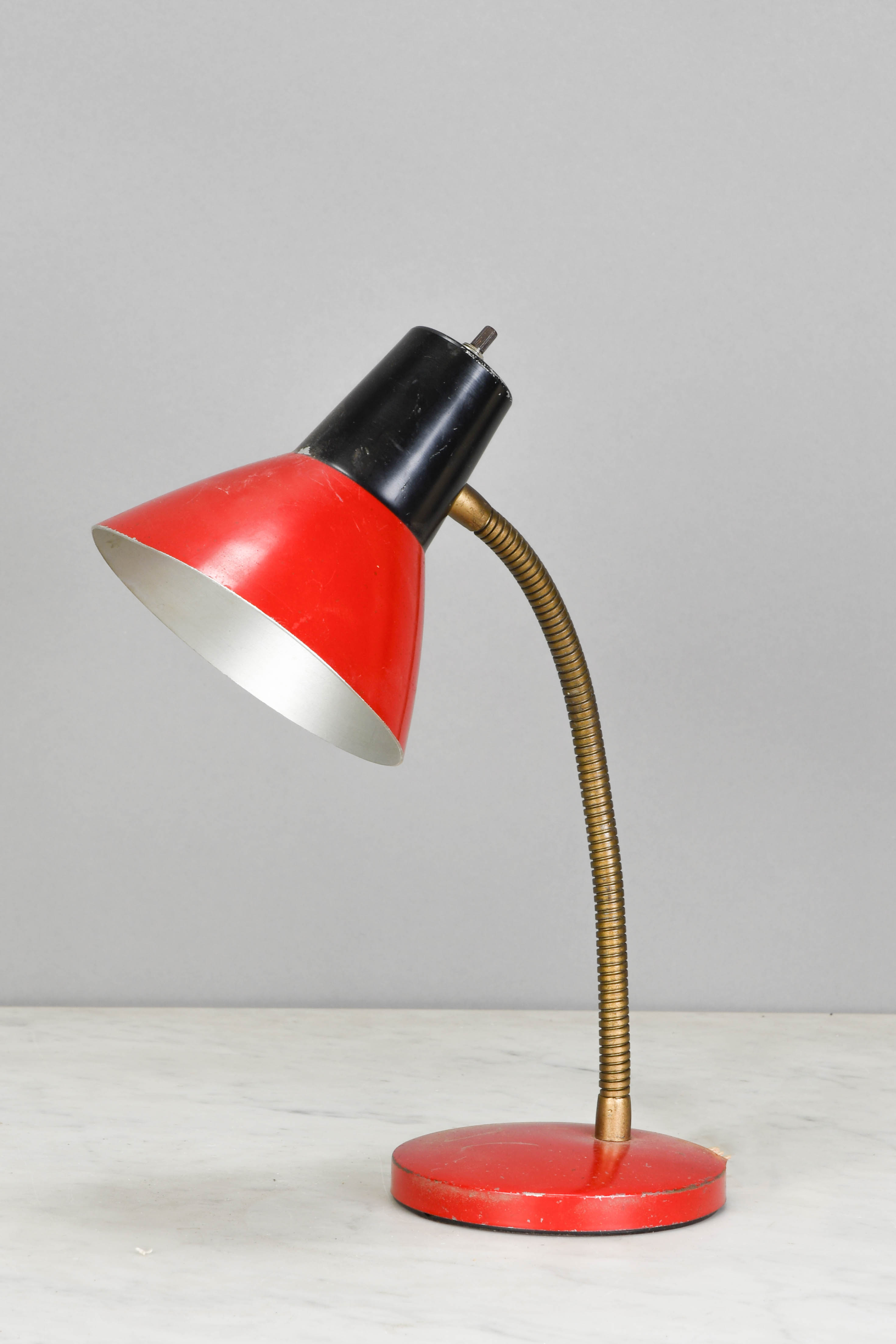 Red & Black Gooseneck Desk Lamp | Desk Lamps | Collection | City ...