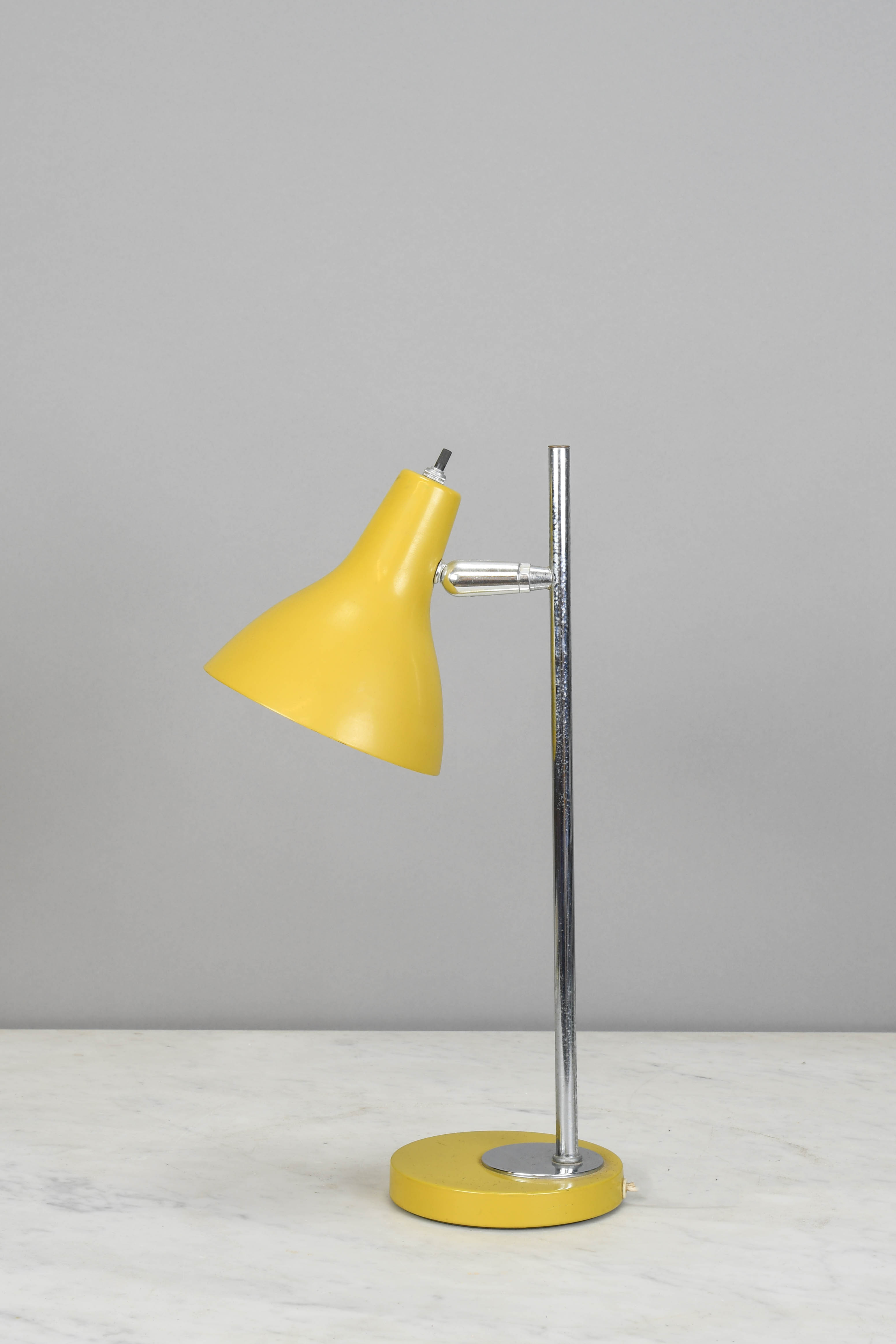 Yellow Metal Shaded Adjustable Desk Lamp Desk Lamps Collection