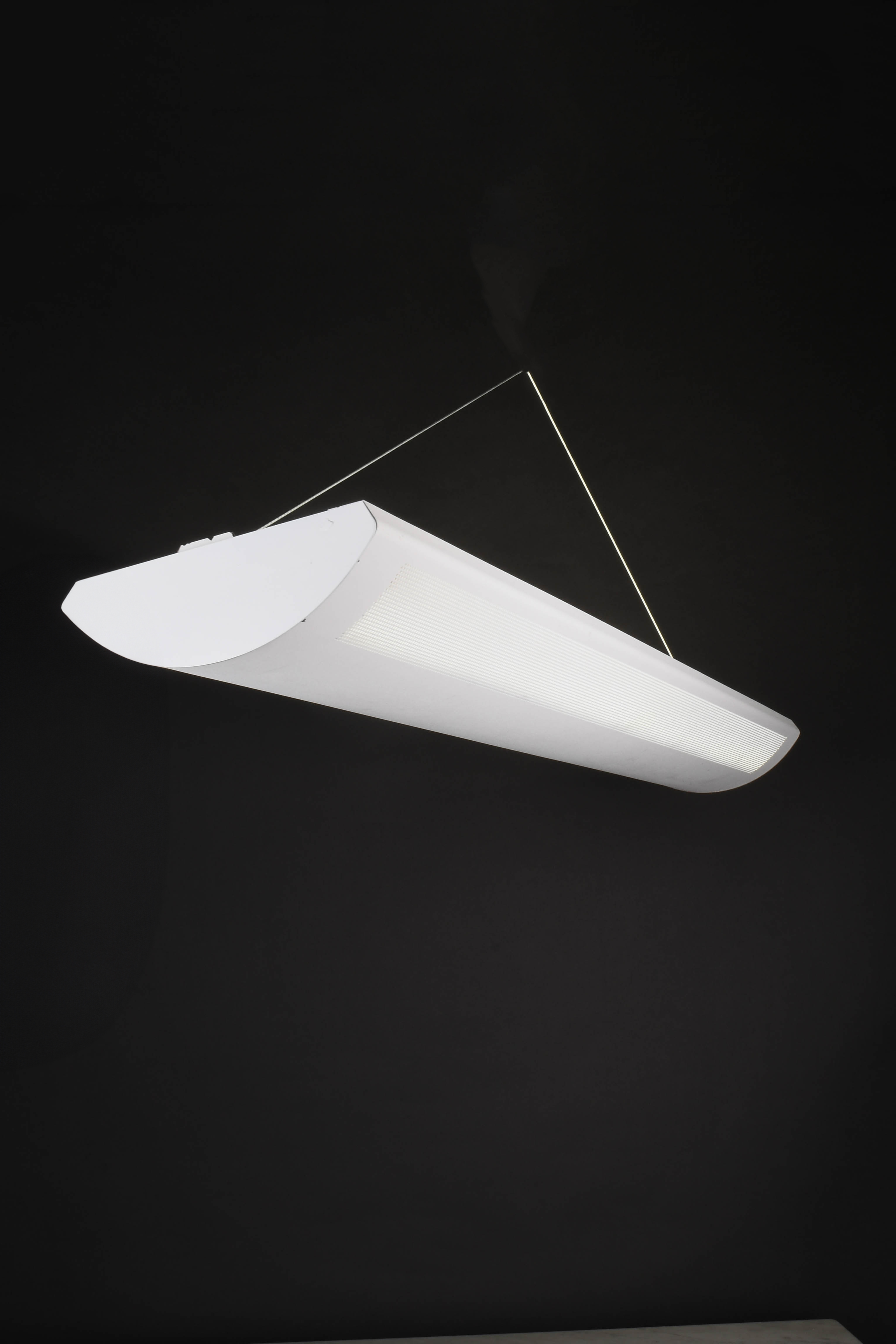 *LED* 4' Modern White Linear Hanging Fixture Fluorescents