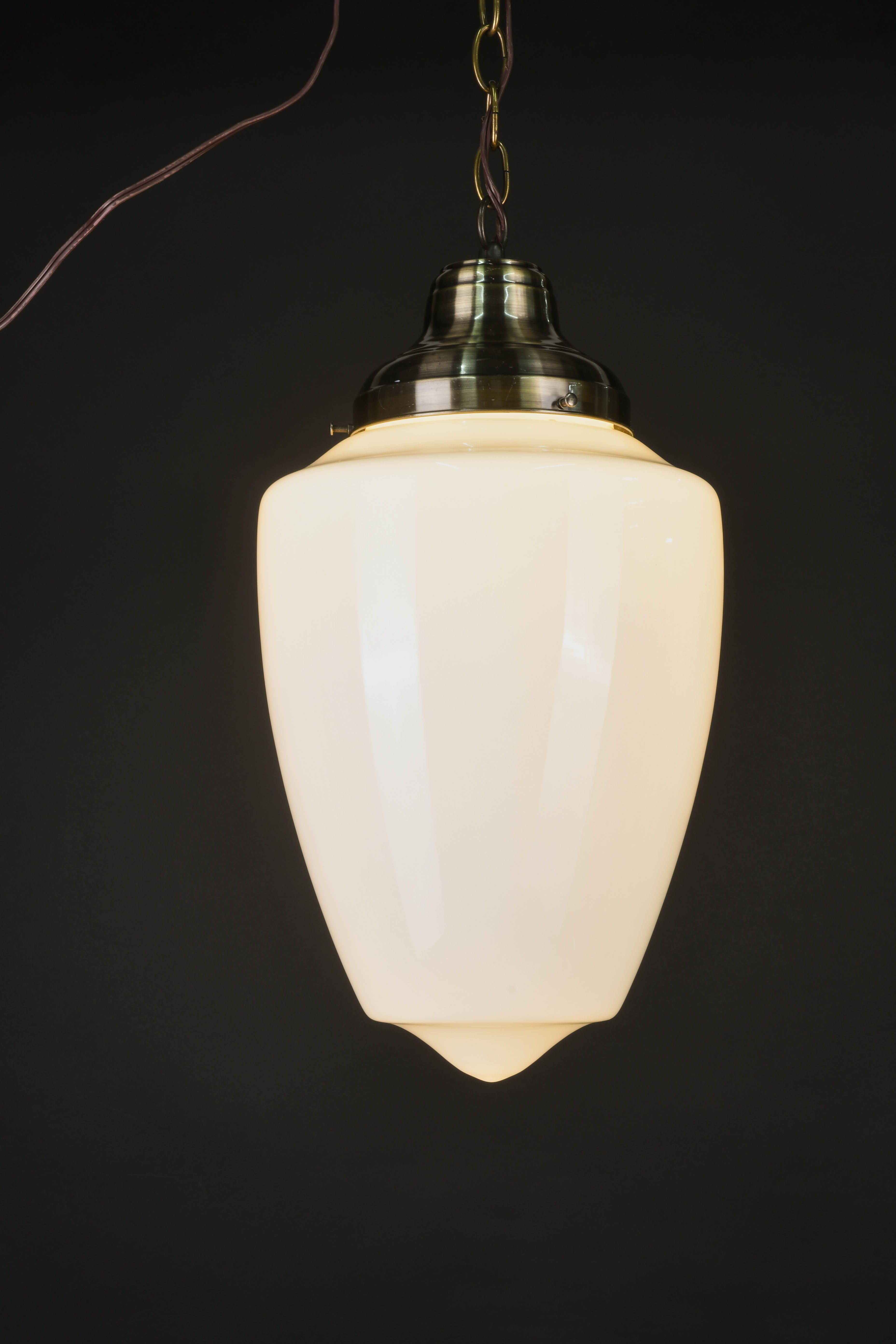 Hanging 14" Acorn Glass Globe Hanging Fixtures Collection City