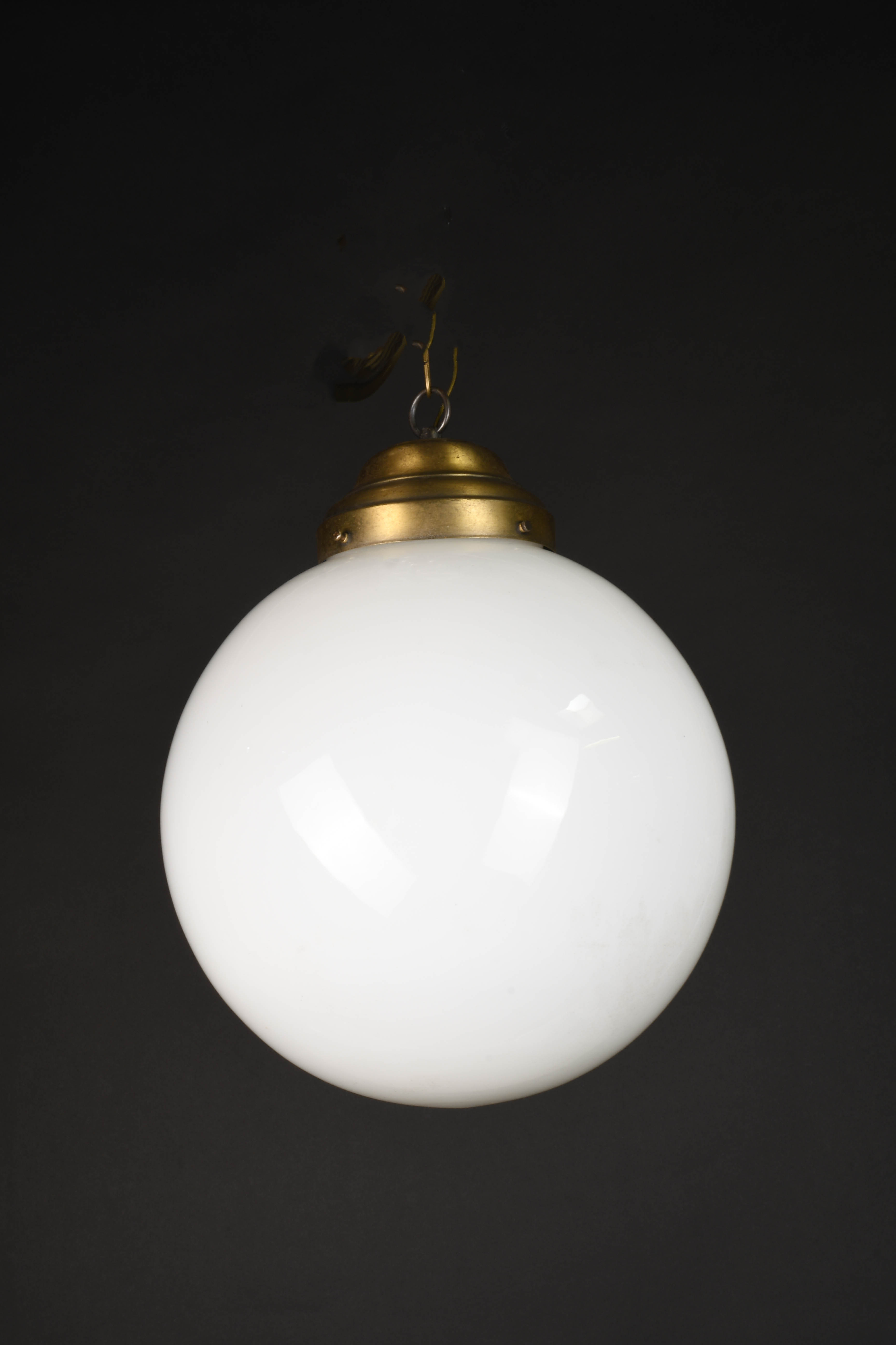 14" Round Glass Hanging Globe Hanging Fixtures Collection City