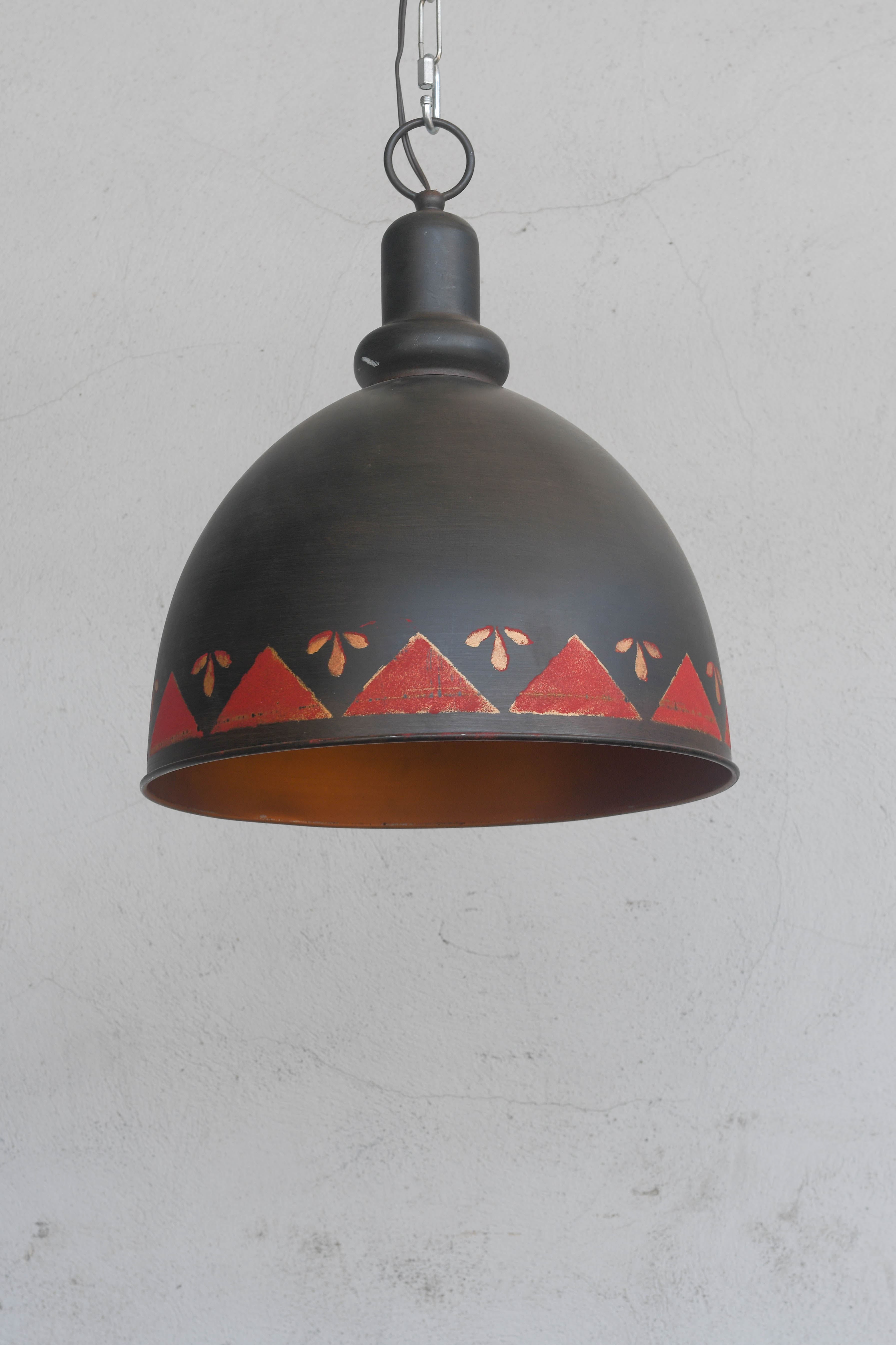 Painted Industrial Hanging Dome Hanging Fixtures Collection City