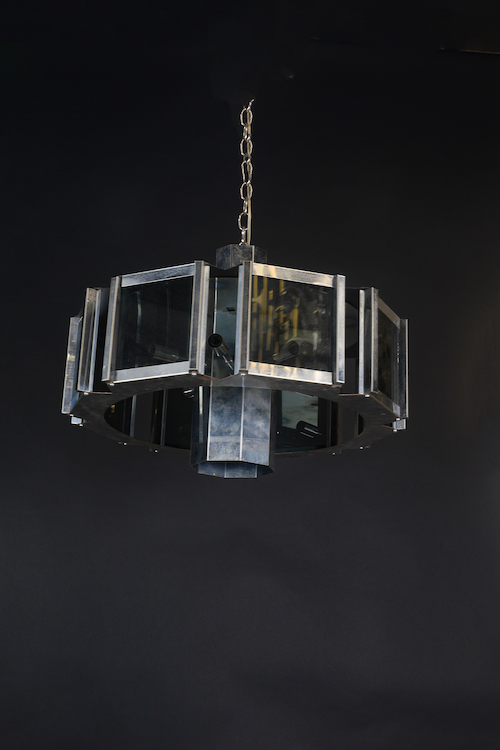 Chrome Post Modern Hanging Fixture Hanging Fixtures Collection