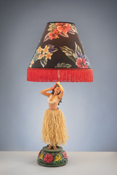 ハワイアン雑貨【Hawaiian Table Lamp】照明 フラガール Hawaiian Floral Table Lamp | Table Lamps | Collection | City