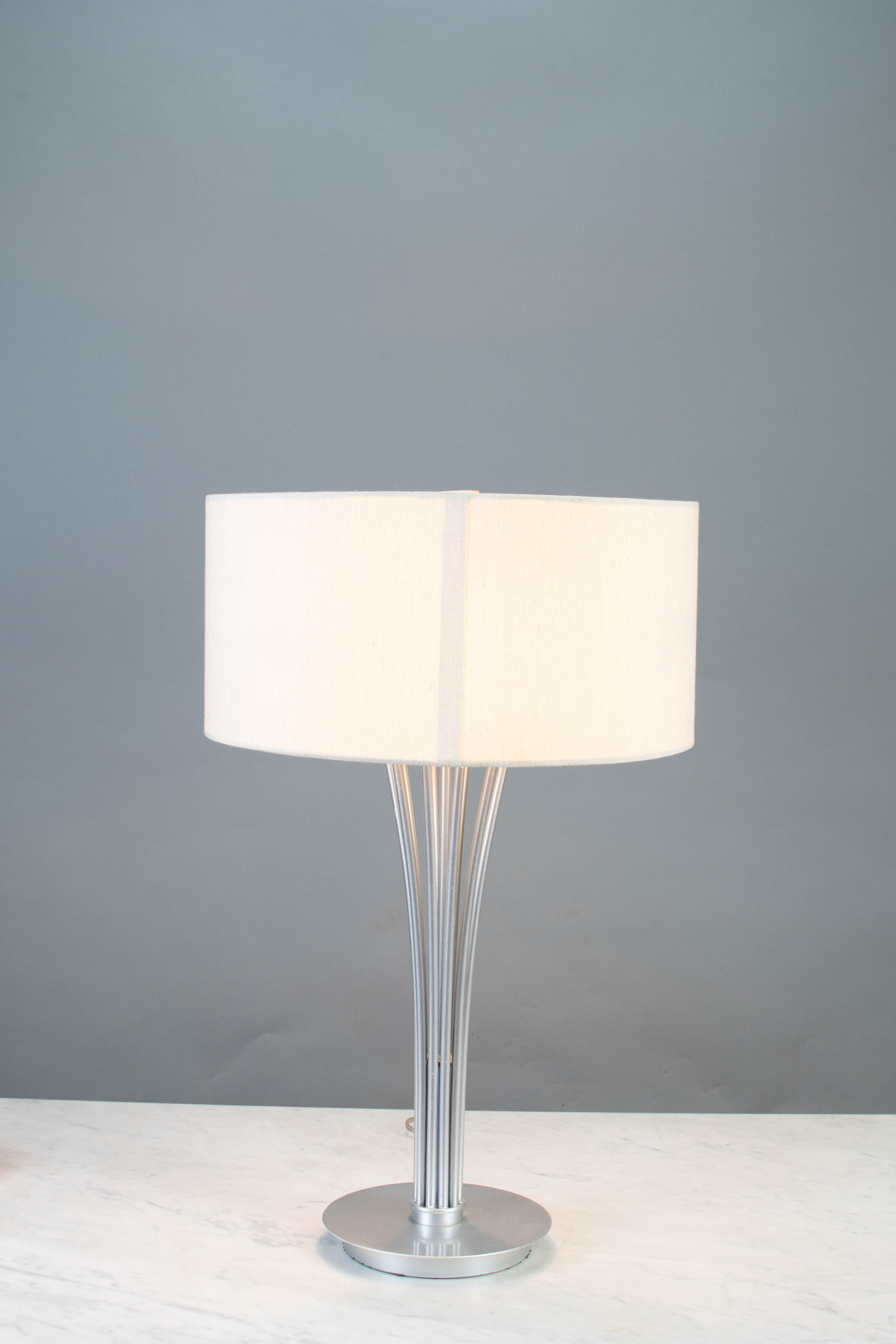 Silver Contemporary Table Lamp Table Lamps Collection City Knickerbocker Lighting Rentals 8220