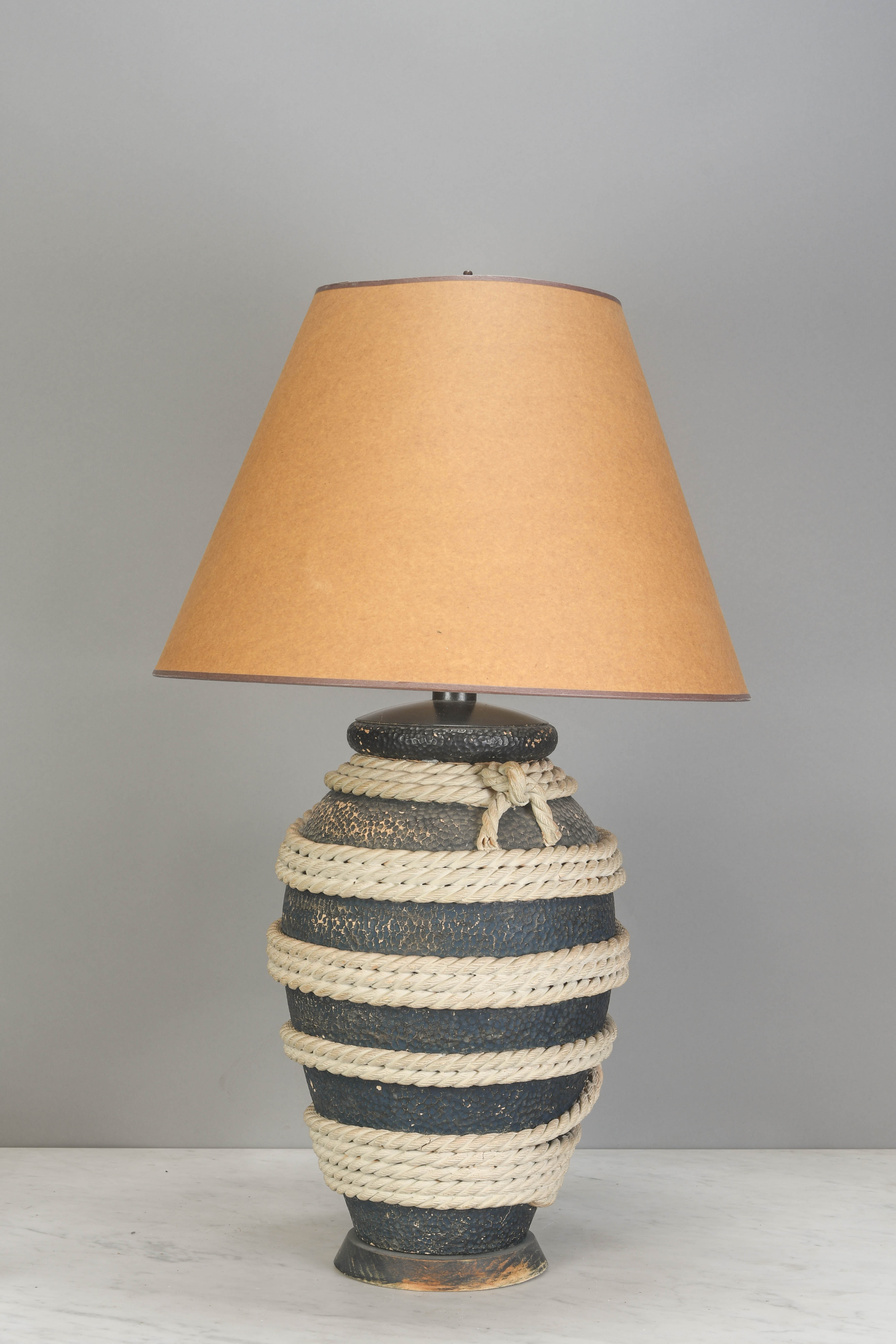 Nautical Rope Ceramic Table Lamp Table Lamps Collection City Knickerbocker Lighting Rentals