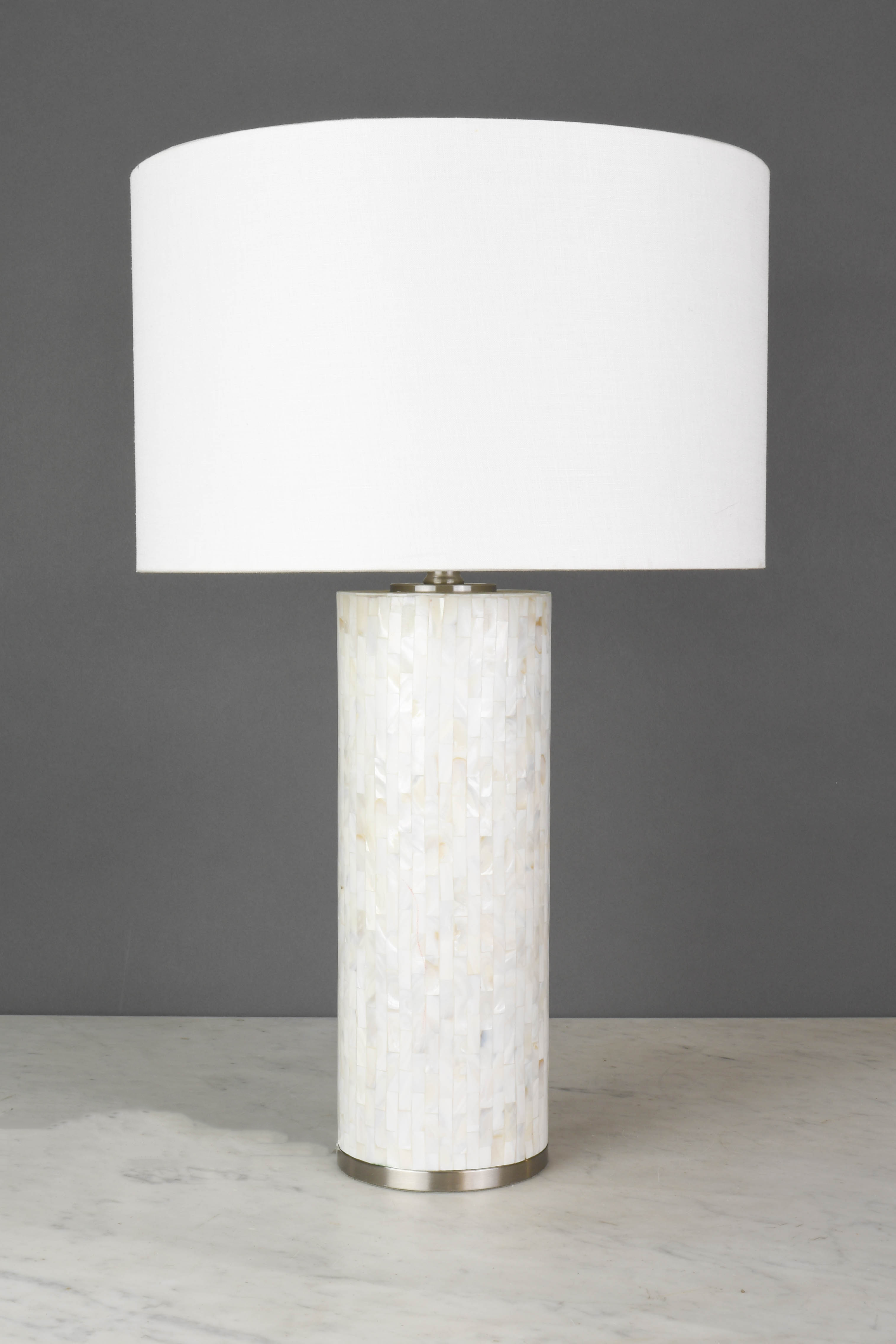 Contemporary White Marble Table Lamp Table Lamps Collection City
