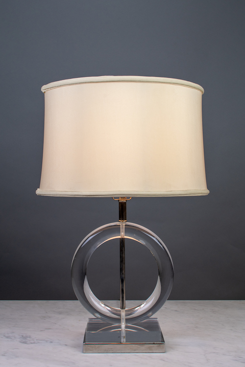 Glass Circle Contemporary Table Lamp Table Lamps Collection City Knickerbocker Lighting 8862