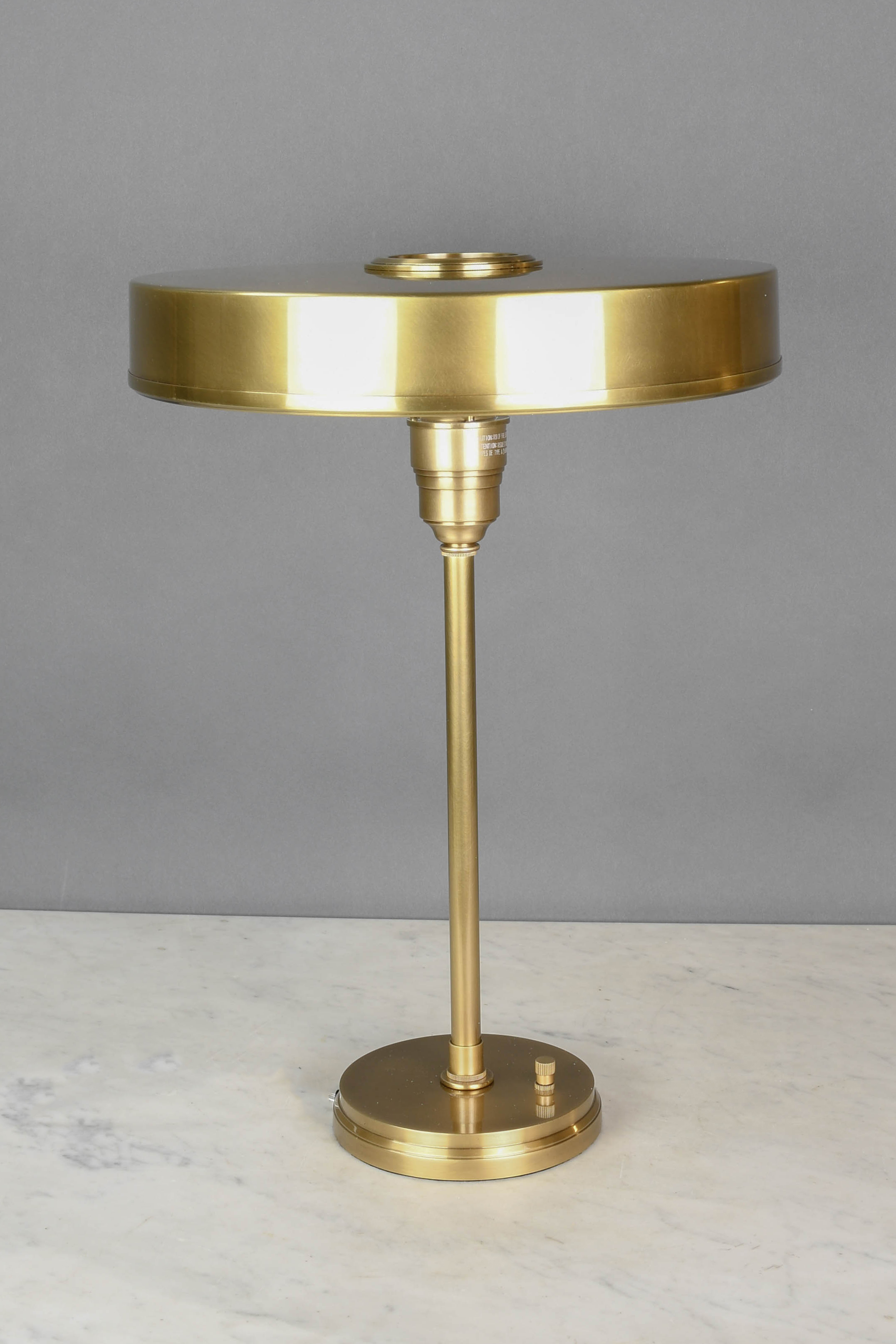 Modern Brass Shaded Table Lamp Table Lamps Collection City Knickerbocker Lighting Rentals 9703