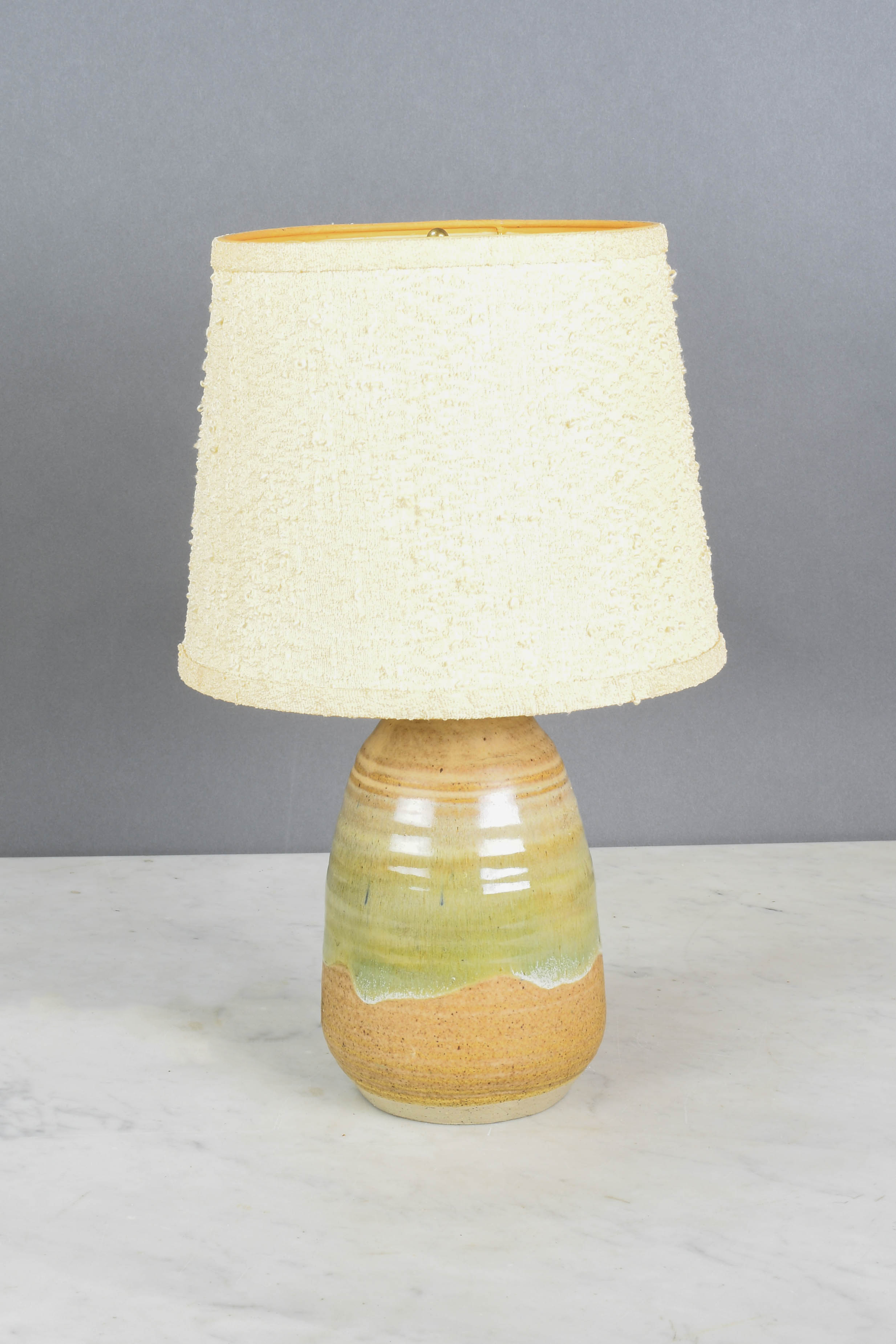 Green & Tan Ceramic Table Lamp Table Lamps Collection City