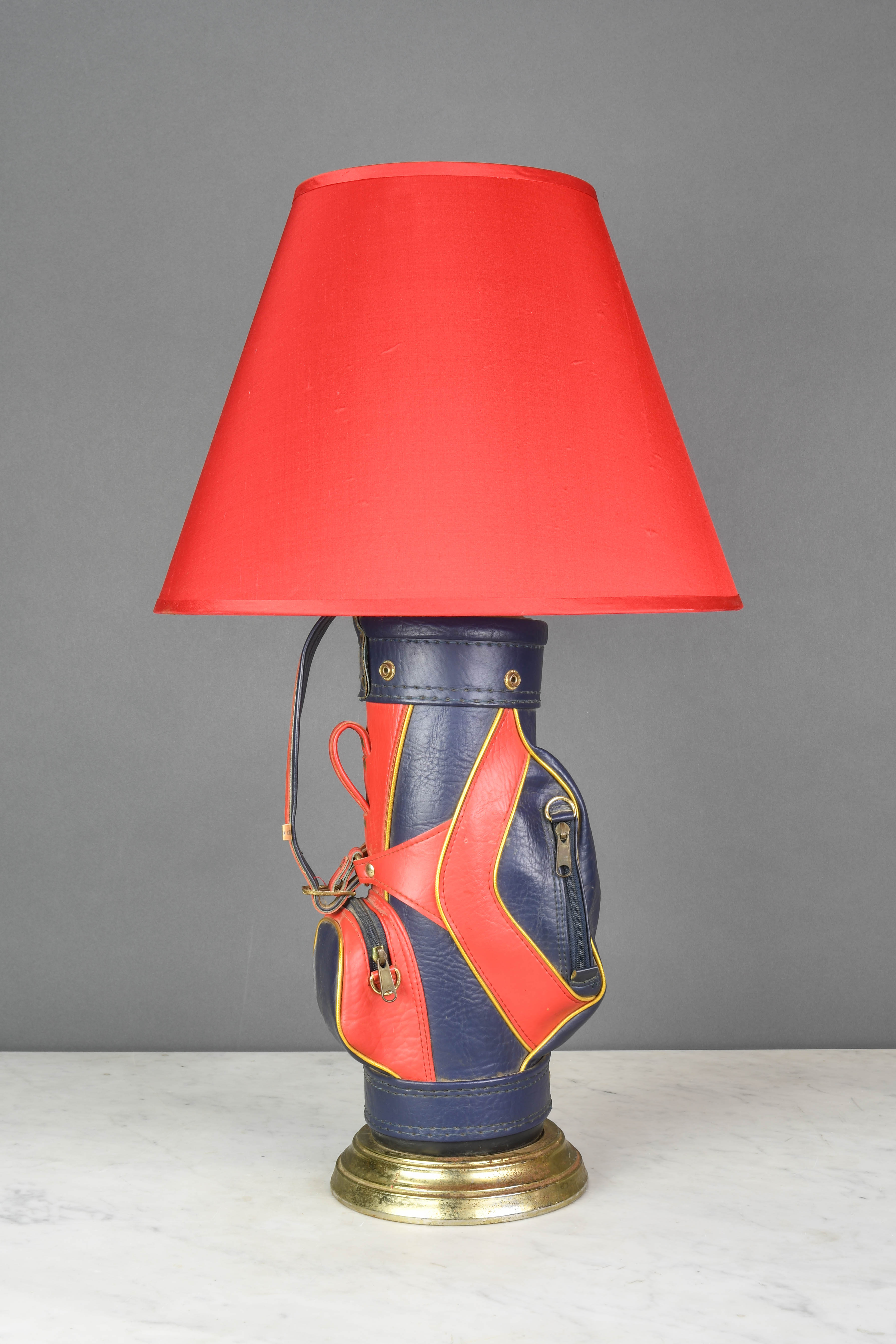 Blue & Red Golf Bag Table Lamp Table Lamps Collection City
