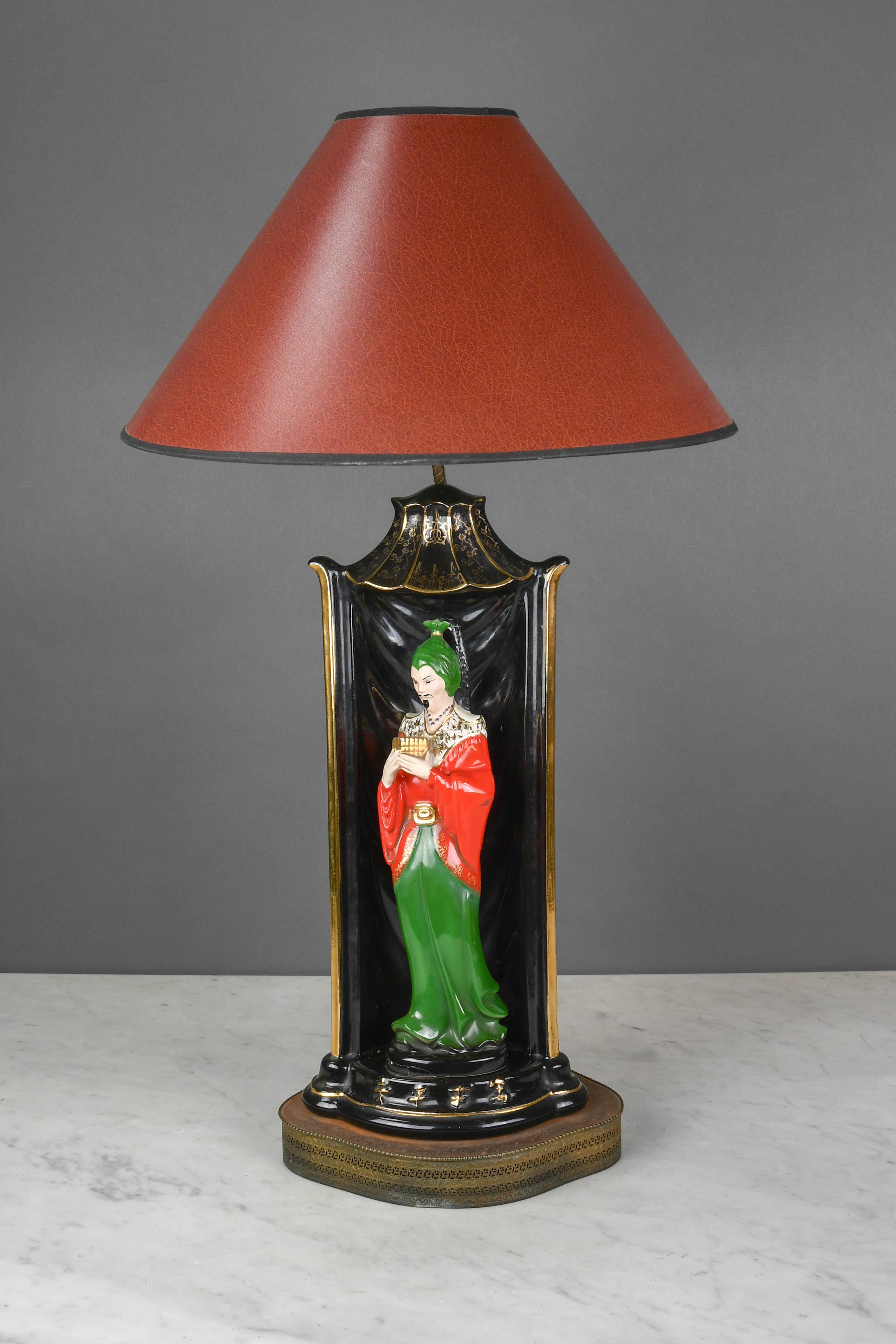 Ceramic Asian Figure Table Lamp Table Lamps Collection City
