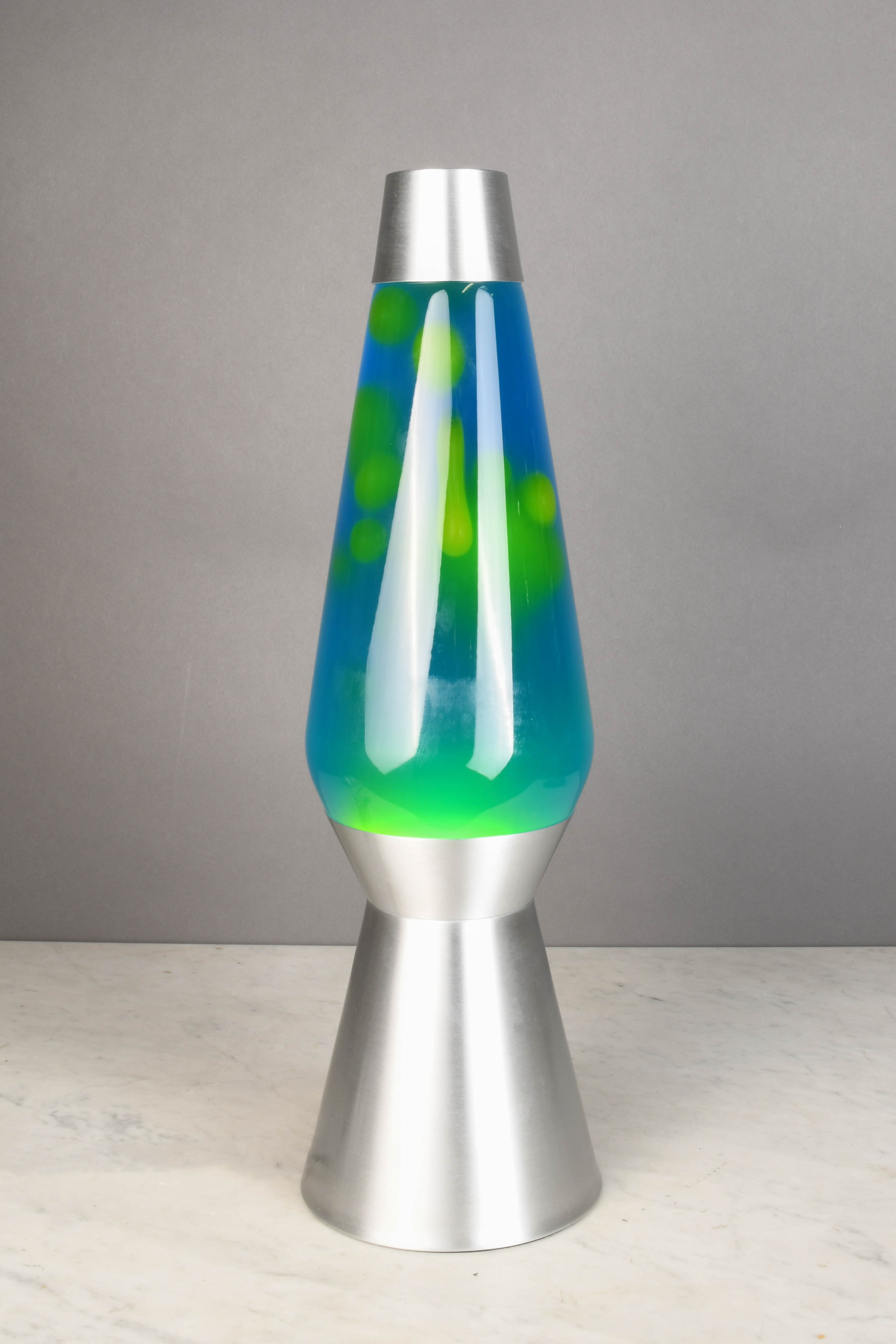 Oversize Nickel Finished Lava Lamp Table Lamps Collection City