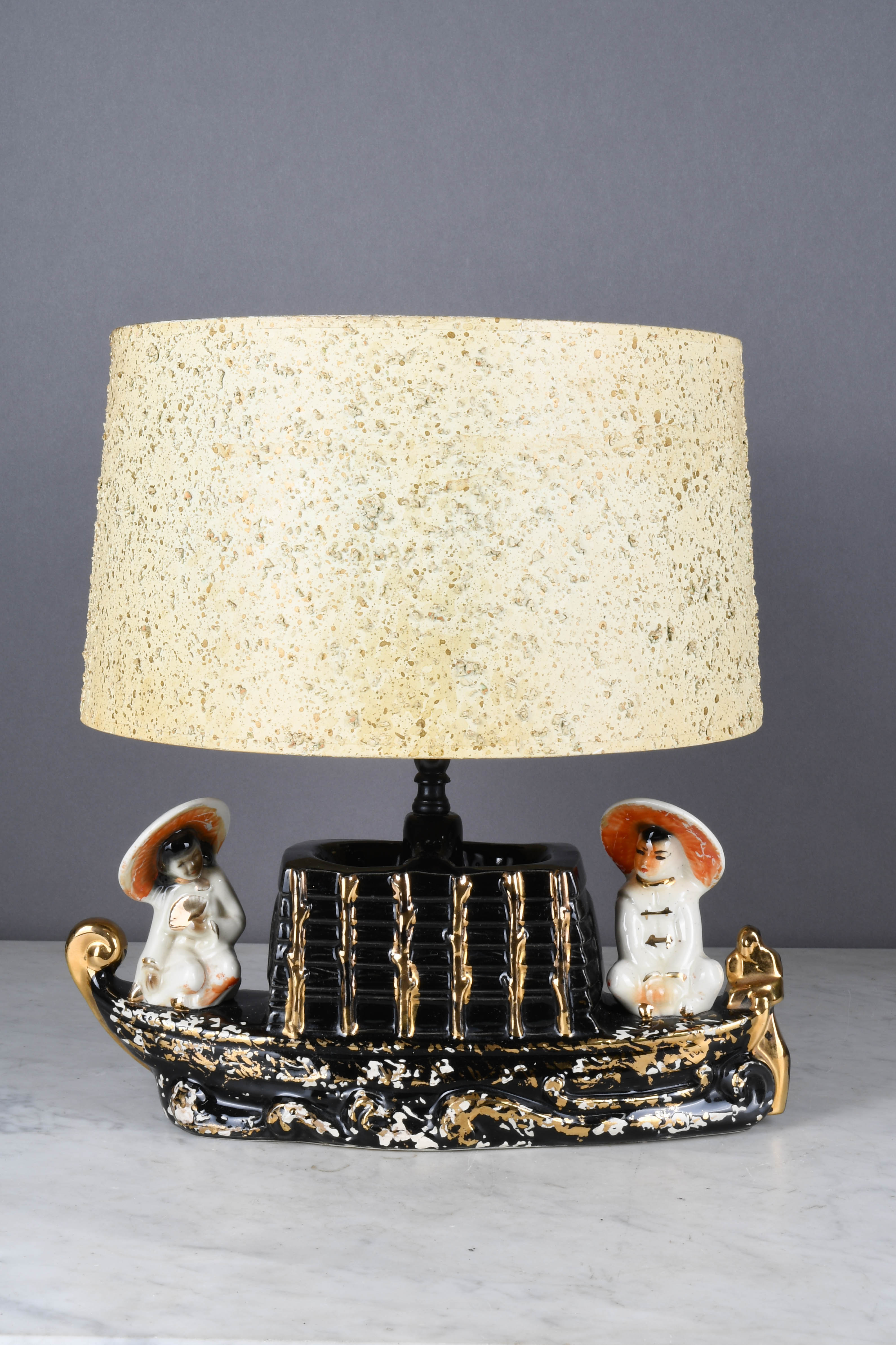 Black Ceramic Boat Table Lamp Table Lamps Collection City