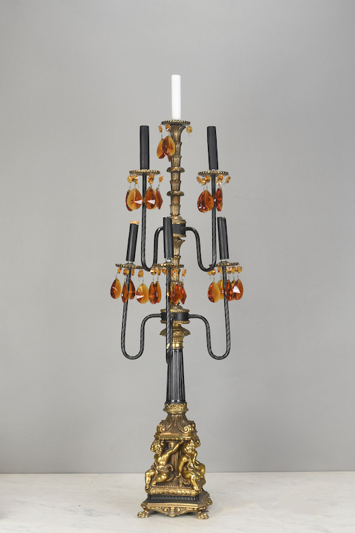 Victorian Black Table Candelabra Table Lamps Collection City