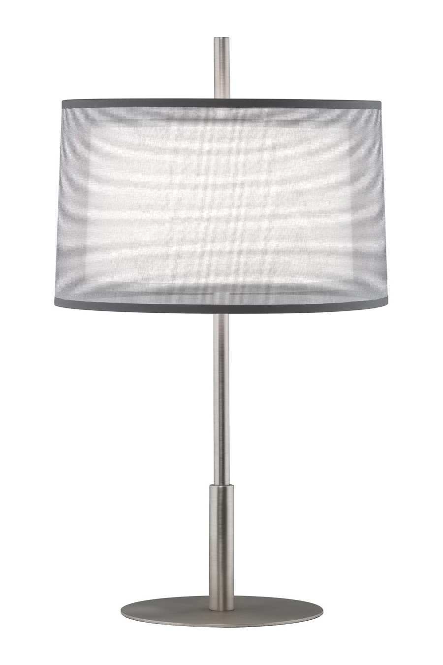 Stainless Steel Finished Modern Table Lamp (Candelabra) Table Lamps