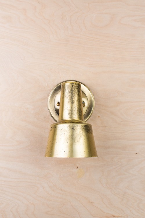 Polished Brass Spotlight Wall Sconce Wall Lights Collection City