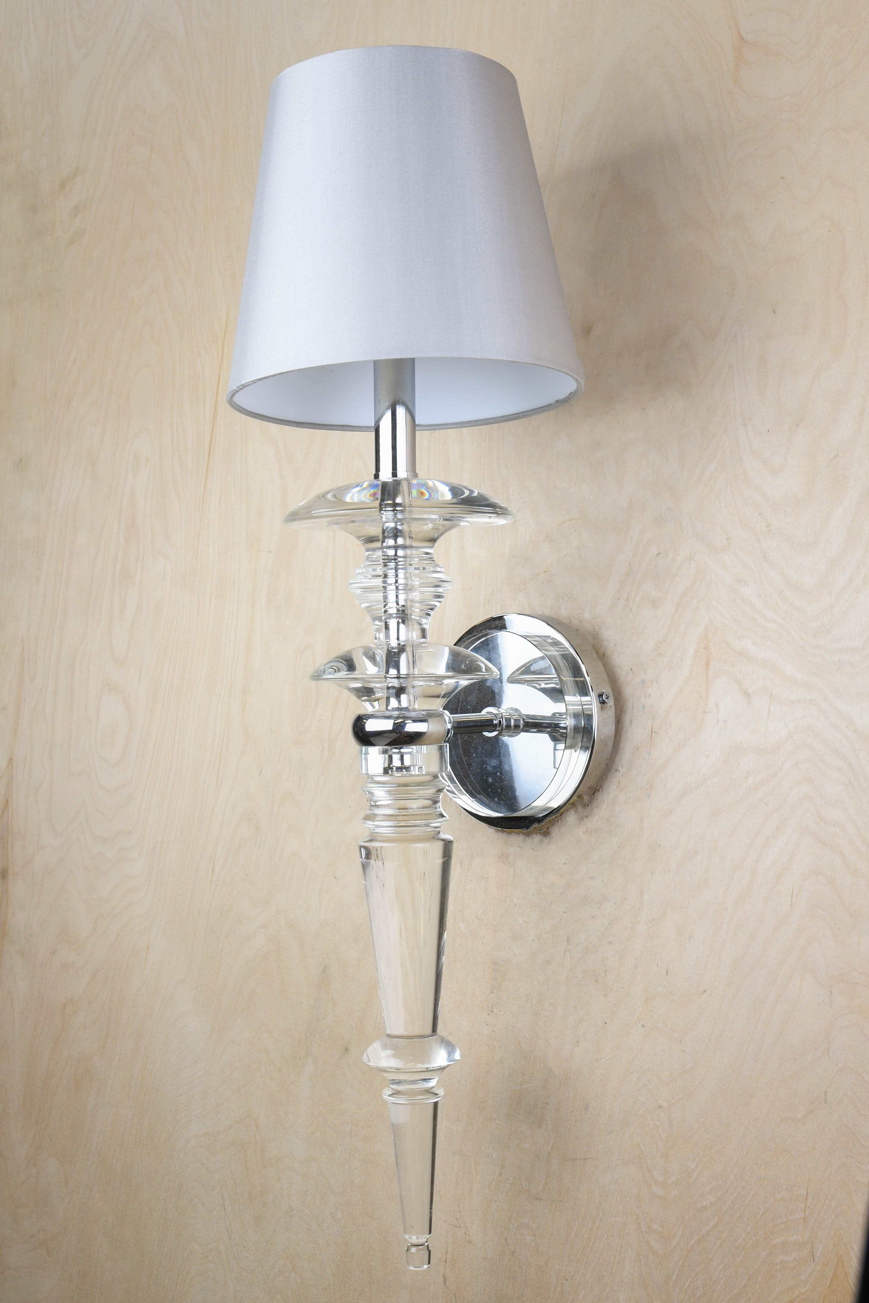 Lucite Single Candle Wall Sconce Wall Lights Collection City