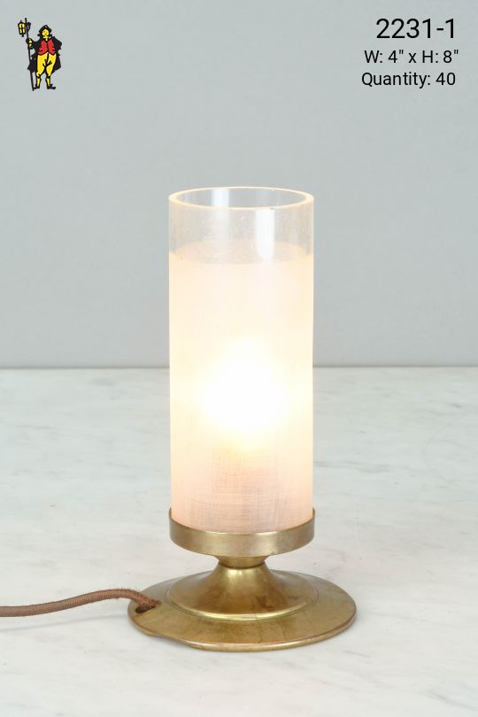 Mid Century Plug In Cafe Table Lamp