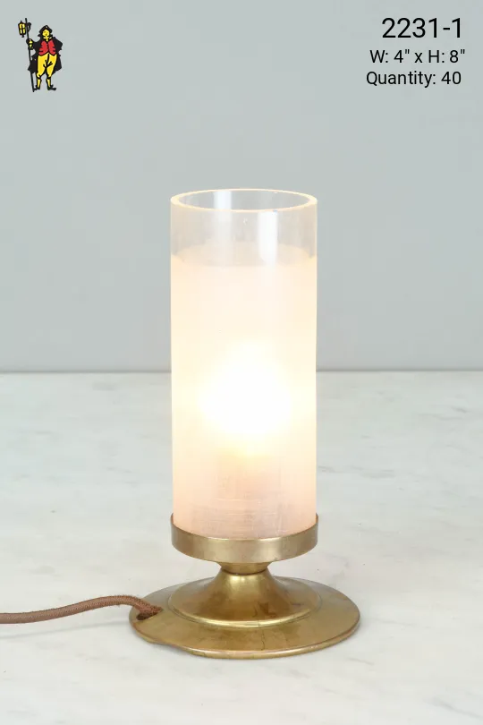 Mid Century Plug In Cafe Table Lamp - Edison