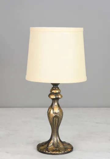 Antique Brass Plug In Cafe Table Lamp - Edison