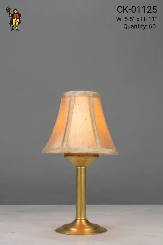 Gotham Brass Plug In Cafe Table Lamp - Candelabra