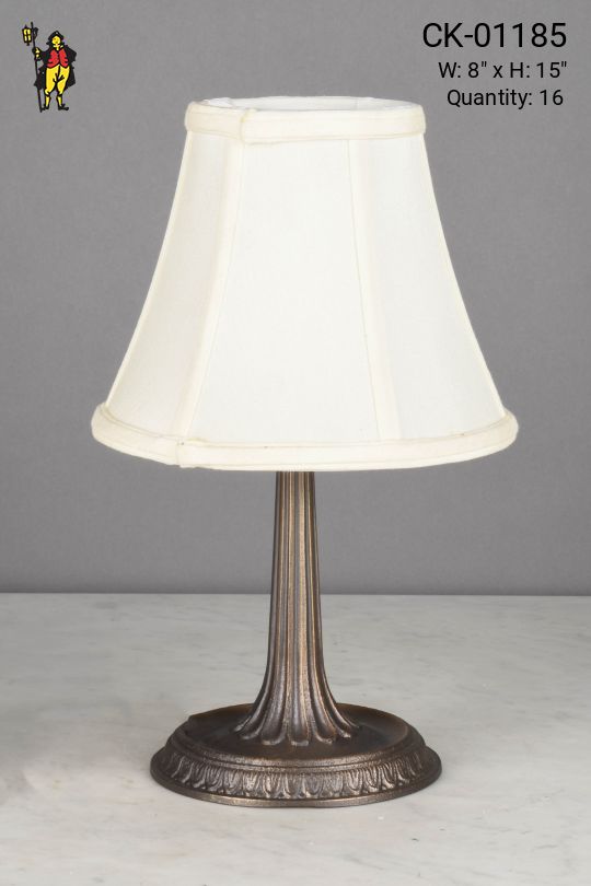 Bronze Plug In Cafe Table Lamp - Edison